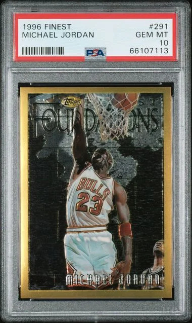 1996-97 Topps Finest Michael Jordan #291 card image