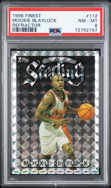 1996-97 Topps Finest Mookie Blaylock Refractor #112 card image