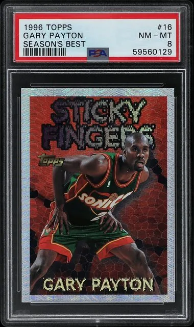 1996-97 Topps Gary Payton Season's Best #16 card image