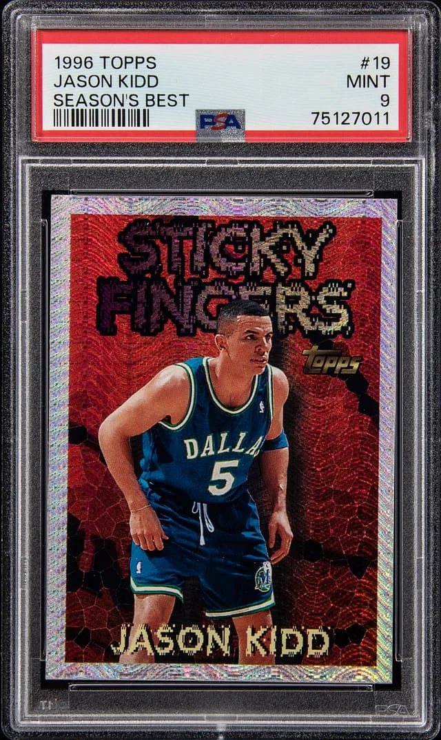 1996-97 Topps Jason Kidd Season's Best #19 card image