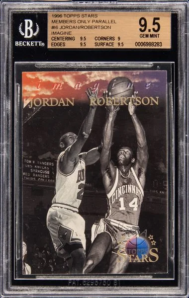 1996-97 Topps Jordan/Robertson Stars Imagine Members Only Parallel #16 card image