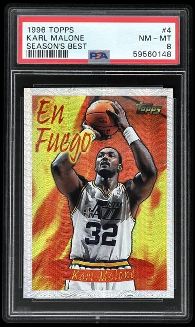 1996-97 Topps Karl Malone Season's Best #4 card image
