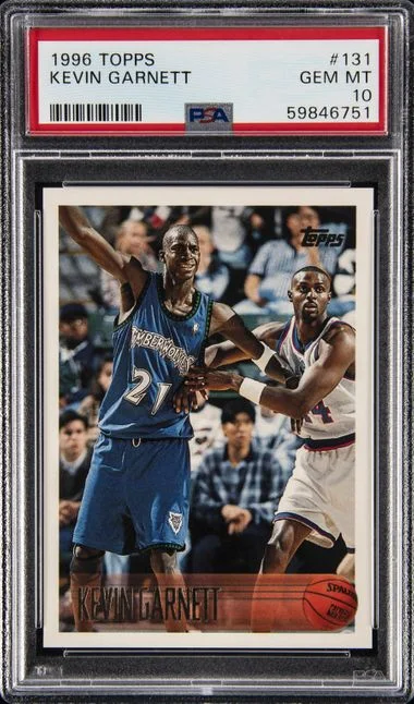 1996-97 Topps Kevin Garnett #131 card image