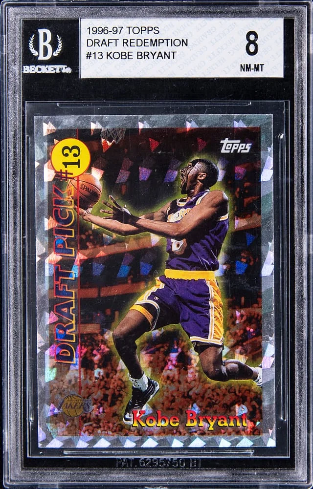 1996-97 Topps Kobe Bryant Draft Redemption #13 card image