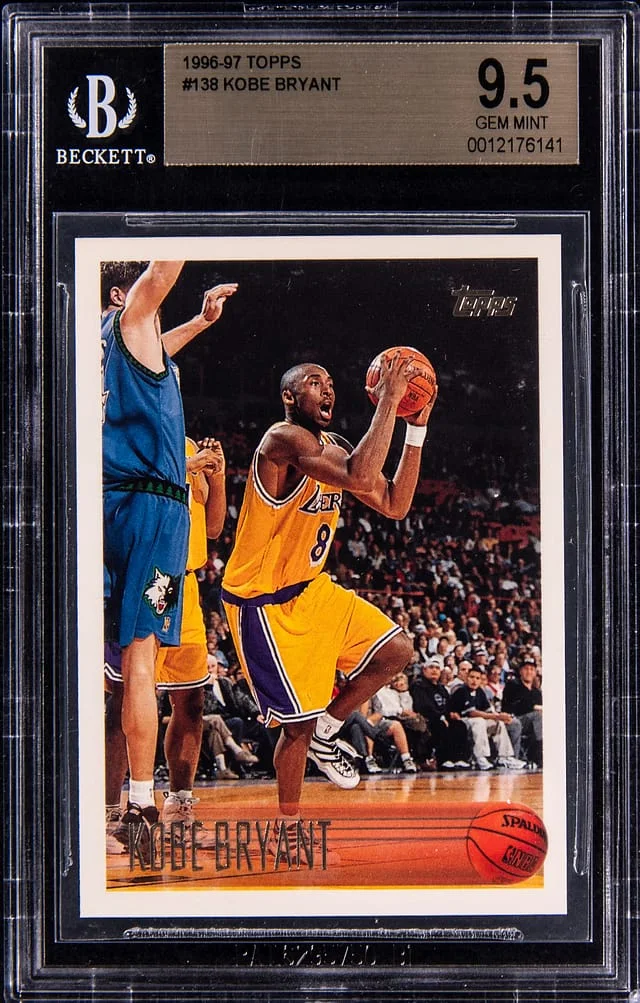 1996-97 Topps Kobe Bryant - BSG GEM MINT 9.5 #138 card image