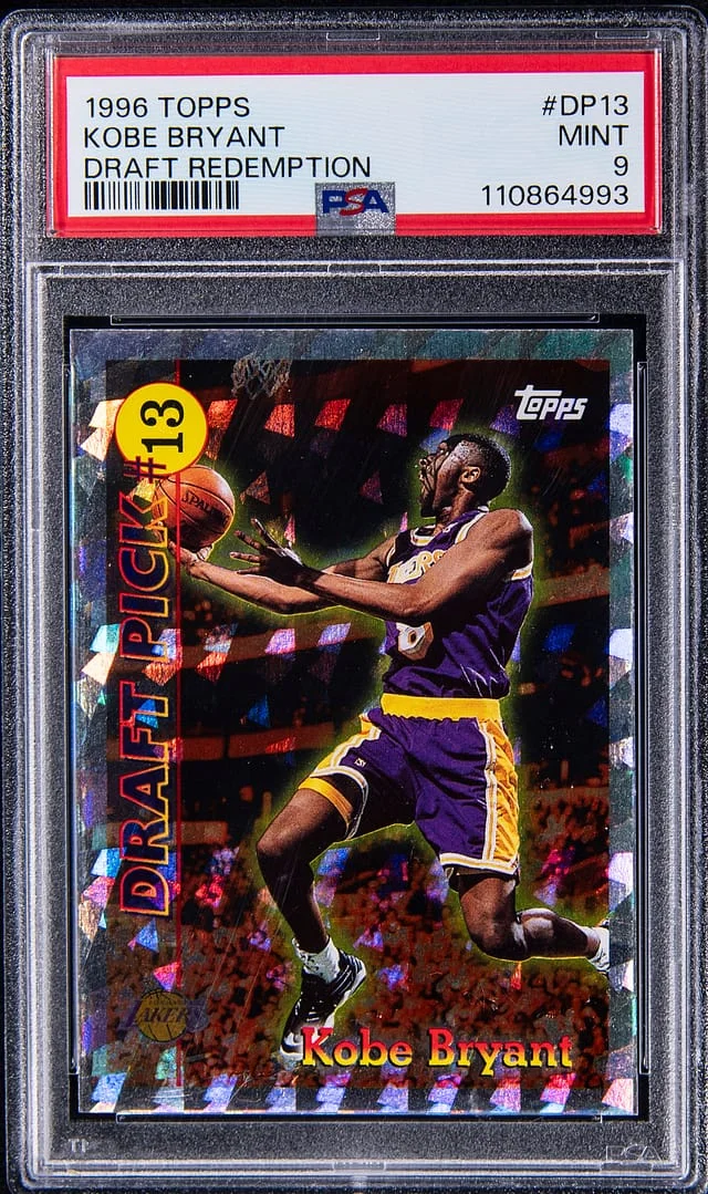 1996-97 Topps Kobe Bryant Draft Redemption #DP-13 card image