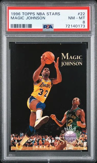 1996-97 Topps Magic Johnson NBA Stars #22 card image