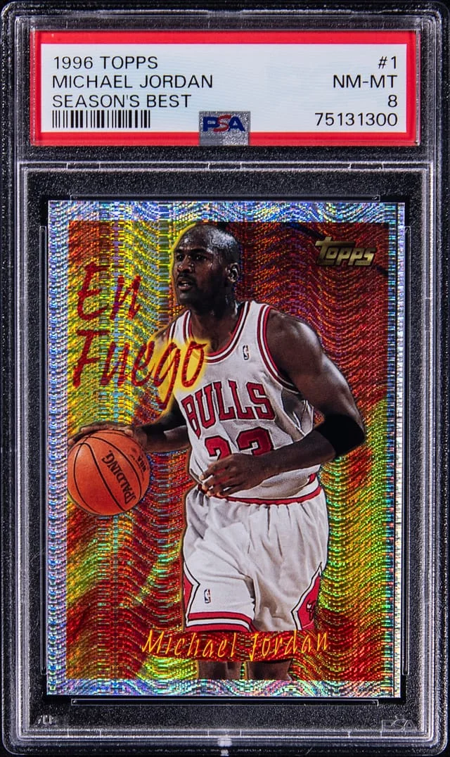 1996-97 Topps Michael Jordan Season's Best #1 card image