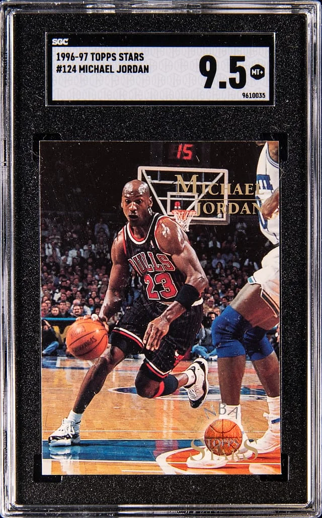 1996-97 Topps Michael Jordan Stars #124 card image