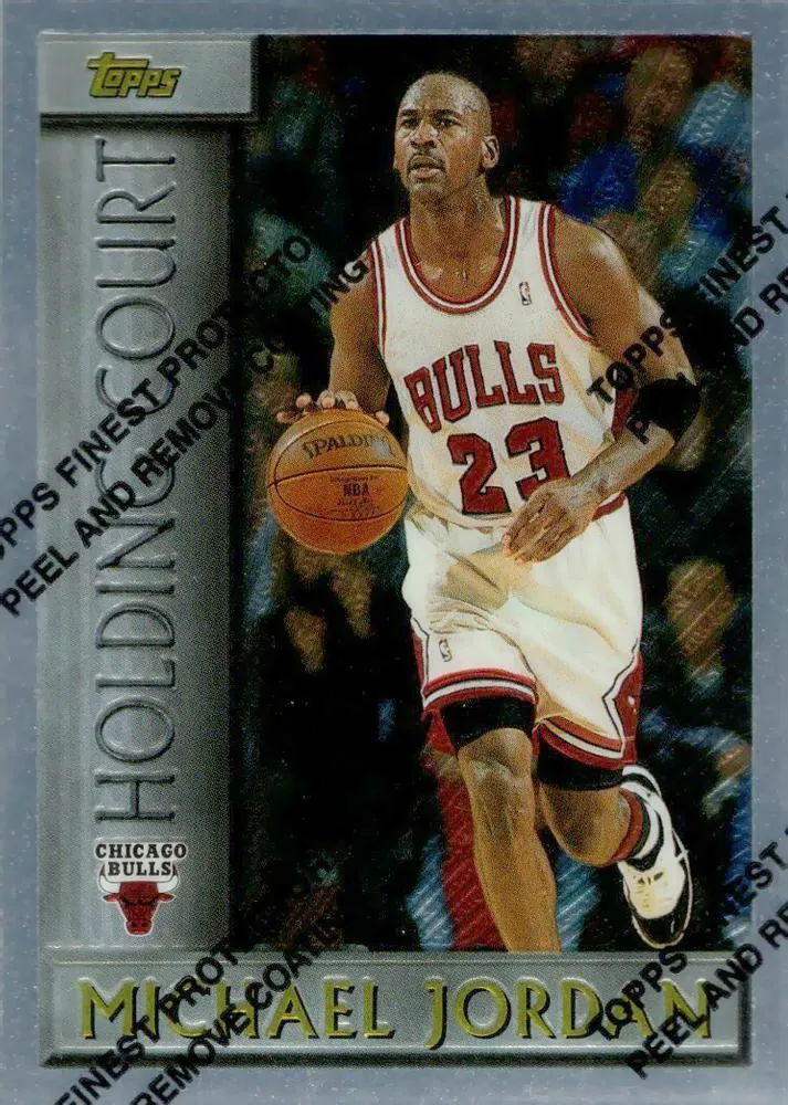 1996-97 Topps Michael Jordan Holding Court #HC2 card image