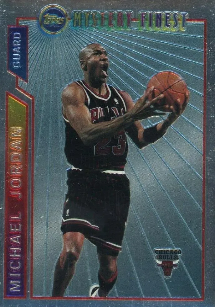 1996-97 Topps Michael Jordan Mystery Finest Bordered #M14 card image