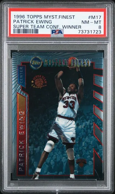 1996-97 Topps Patrick Ewing Mystery Finest Super Team Conference Winner #M17 card image