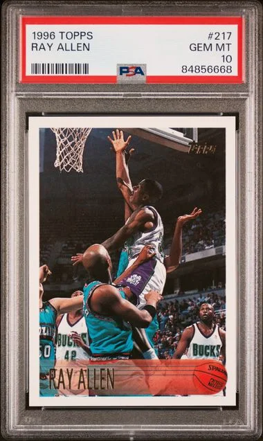 1996-97 Topps Ray Allen #217 card image