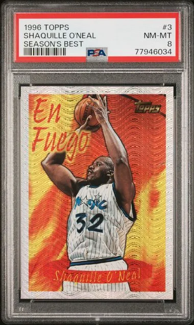 1996-97 Topps Shaquille O'Neal Season's Best #3 card image