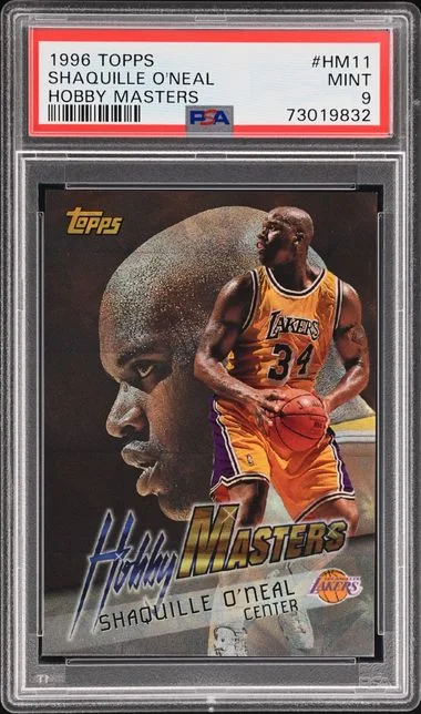 1996-97 Topps Shaquille O'Neal Hobby Masters #HM11 card image