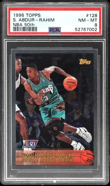 1996-97 Topps Shareef Abdur-Rahim NBA 50th #128 card image
