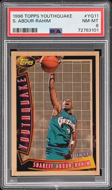 1996-97 Topps Shareef Abdur-Rahim Youthquake #YQ11 card image