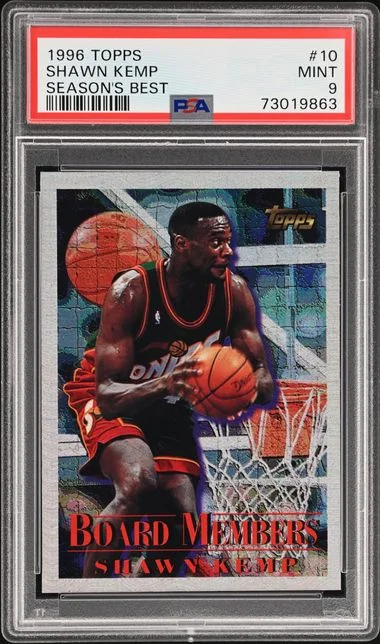 1996-97 Topps Shawn Kemp Season's Best #10 card image