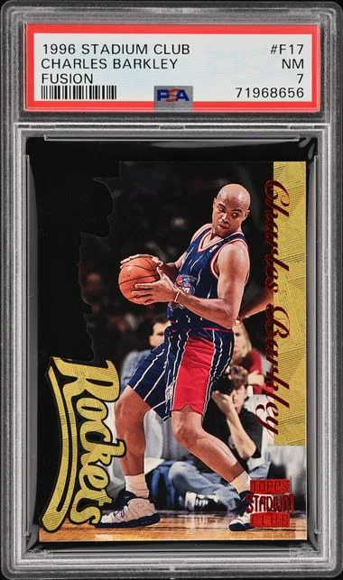1996-97 Topps Stadium Club Charles Barkley Fusion #F17 card image