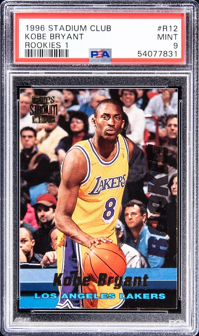 1996-97 Topps Stadium Club Kobe Bryant Rookies 1 #R12 card image