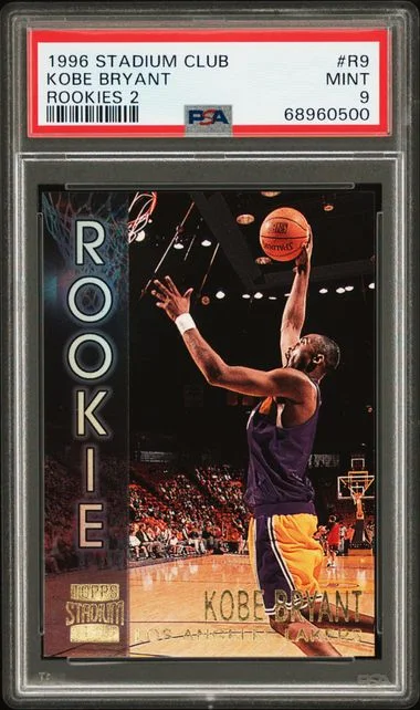 1996-97 Topps Stadium Club Kobe Bryant Rookies 2 #R9 card image