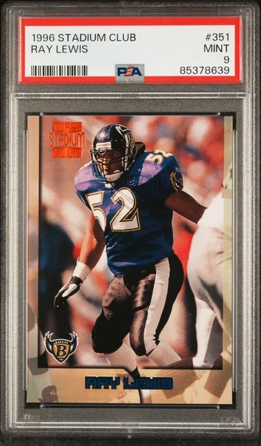 1996-97 Topps Stadium Club Ray Lewis #351 card image