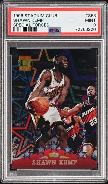 1996-97 Topps Stadium Club Shawn Kemp Special Forces #SF3 card image