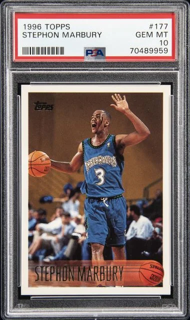 1996-97 Topps Stephon Marbury #177 card image