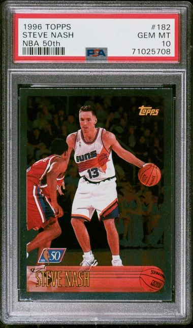 1996-97 Topps Steve Nash NBA 50th #182 card image