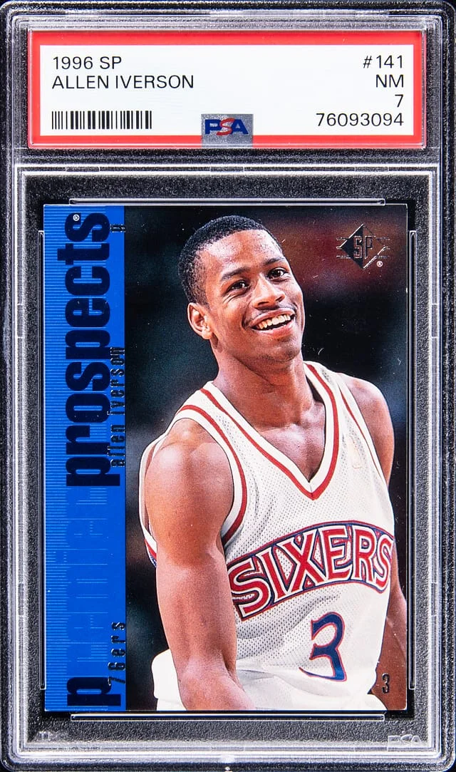 1996-97 UD SP Allen Iverson #141 card image