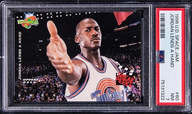 1996-97 UD Space Jam Jordan Lends a Hand #60 card image