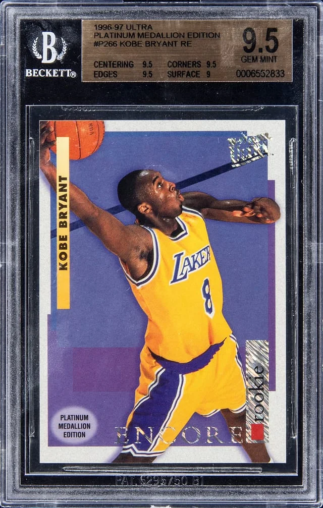1996-97 Ultra Kobe Bryant Platinum Medallion Edition #P266 card image