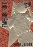 1996-97 Ultra Michael Jordan Feel the Game Starring Role 23KT Gold Michael Jordan #NNO card image
