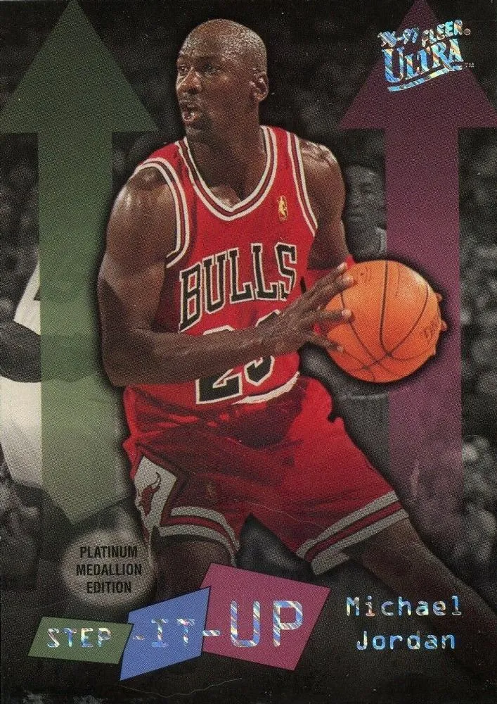 1996-97 Ultra Michael Jordan Platinum Medallion #P-280 card image