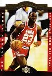 1996-97 Upper Deck A Cut Above: The Jordan Years 3x5 Michael Jordan #CA5 card image