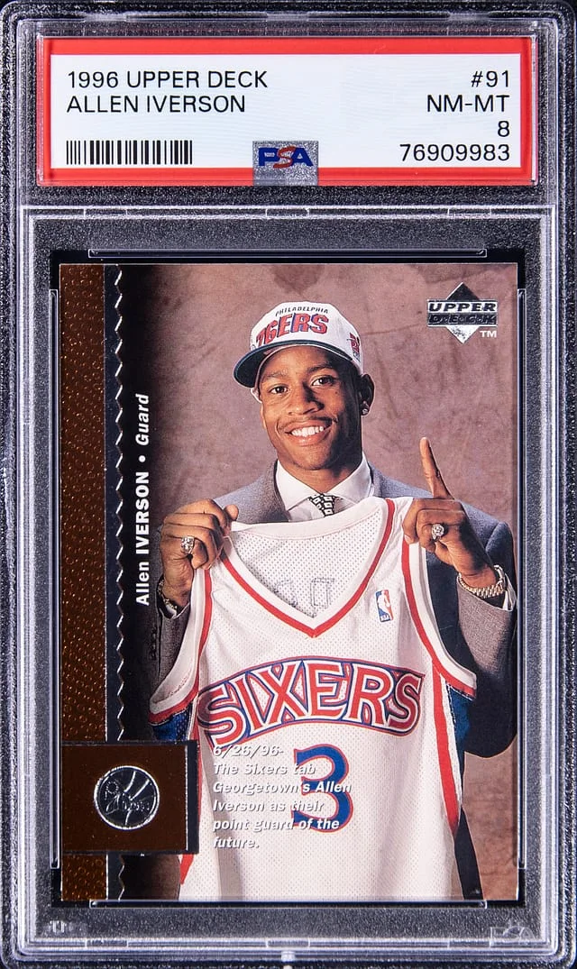 1996-97 Upper Deck Allen Iverson #91 card image