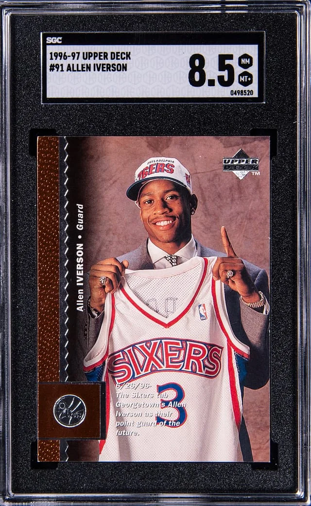 1996-97 Upper Deck Allen Iverson #93 card image