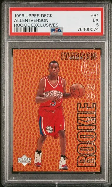 1996-97 Upper Deck Allen Iverson Exclusives #R1 card image