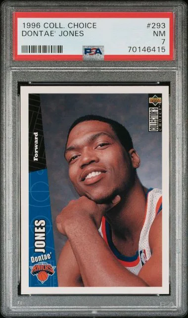 1996-97 Upper Deck Collector's Choice Dontae' Jones #293 card image