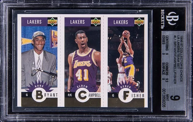1996-97 Upper Deck Collector's Choice Kobe Bryant Laker Team set #L1 card image