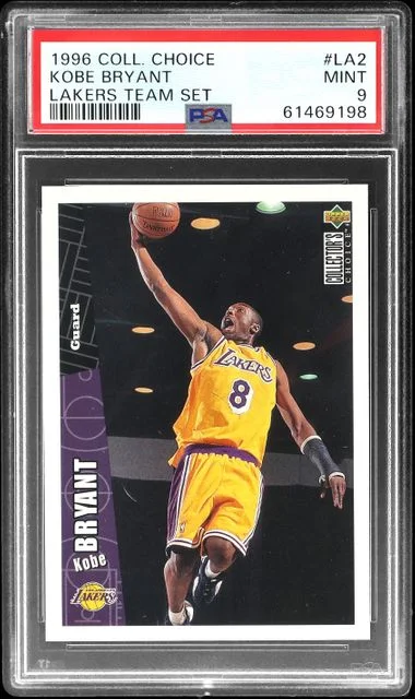 1996-97 Upper Deck Collector's Choice Kobe Bryant Lakers Team Set #LA2 card image
