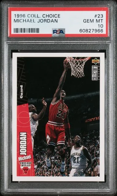 1996-97 Upper Deck Collector's Choice Michael Jordan #23 card image