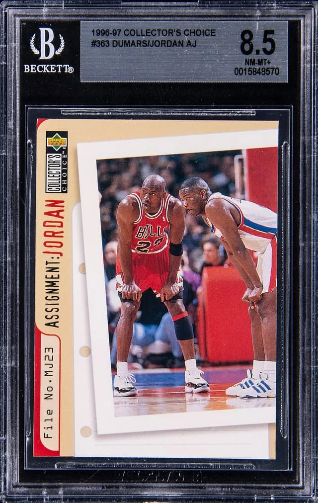 1996-97 Upper Deck Collector's Choice Michael Jordan/Joe Dumars #363 card image