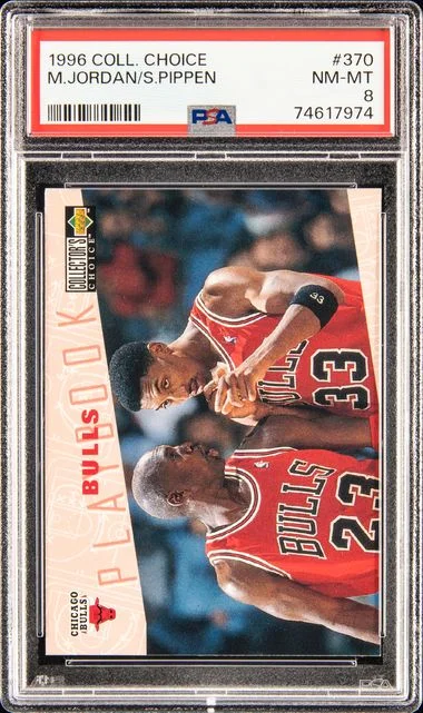 1996-97 Upper Deck Collector's Choice Michael Jordan/Scottie Pippen #370 card image
