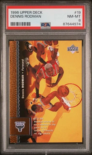 1996-97 Upper Deck Dennis Rodman #19 card image