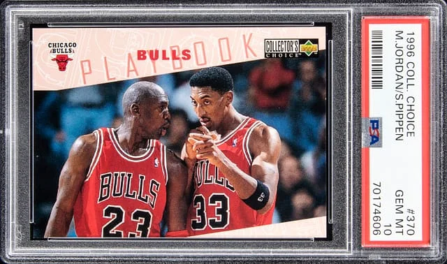 1996-97 Upper Deck Jordan/Pippen Collectors Choice #370 card image