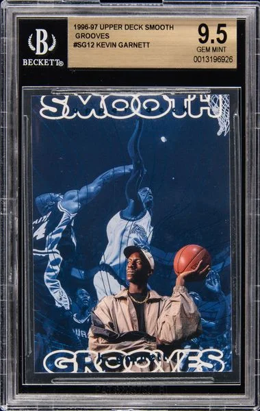 1996-97 Upper Deck Kevin Garnett Smooth Grooves #SG12 card image