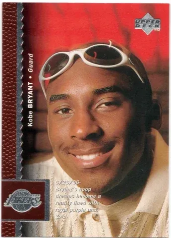 1996-97 Upper Deck Kobe Bryant #58 card image