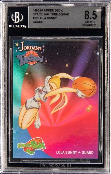 1996-97 Upper Deck Lola Bunny/Michael Jordan Space Jam Tune Squad #T2 card image