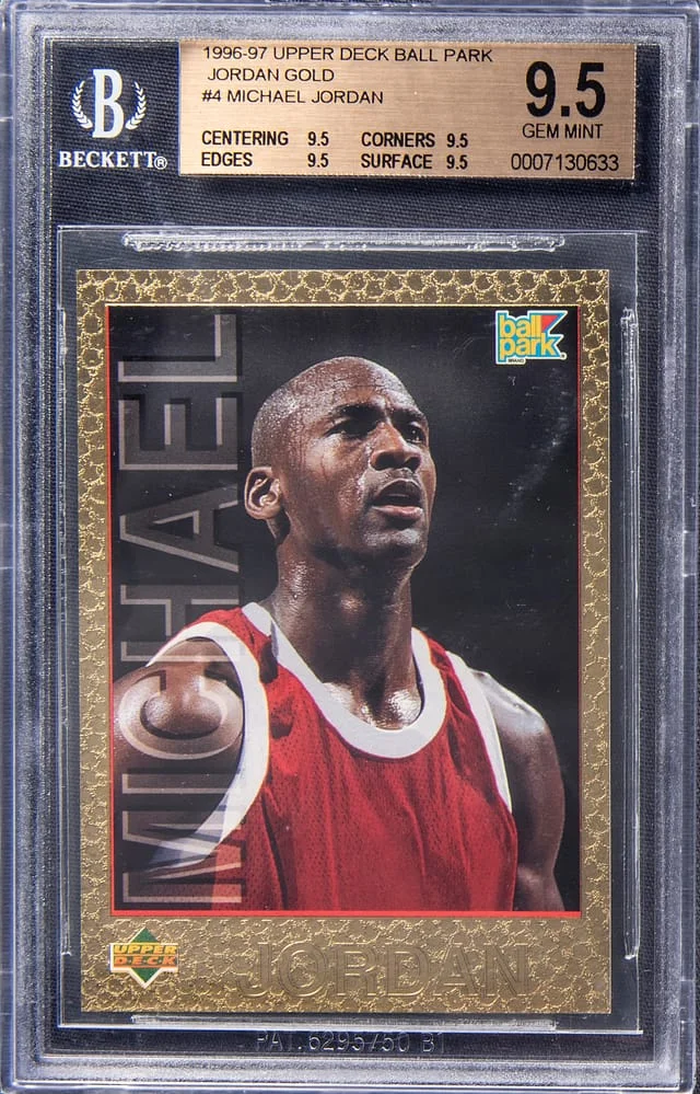 1996-97 Upper Deck Michael Jordan Nestle Slam Dunk Series #4 card image